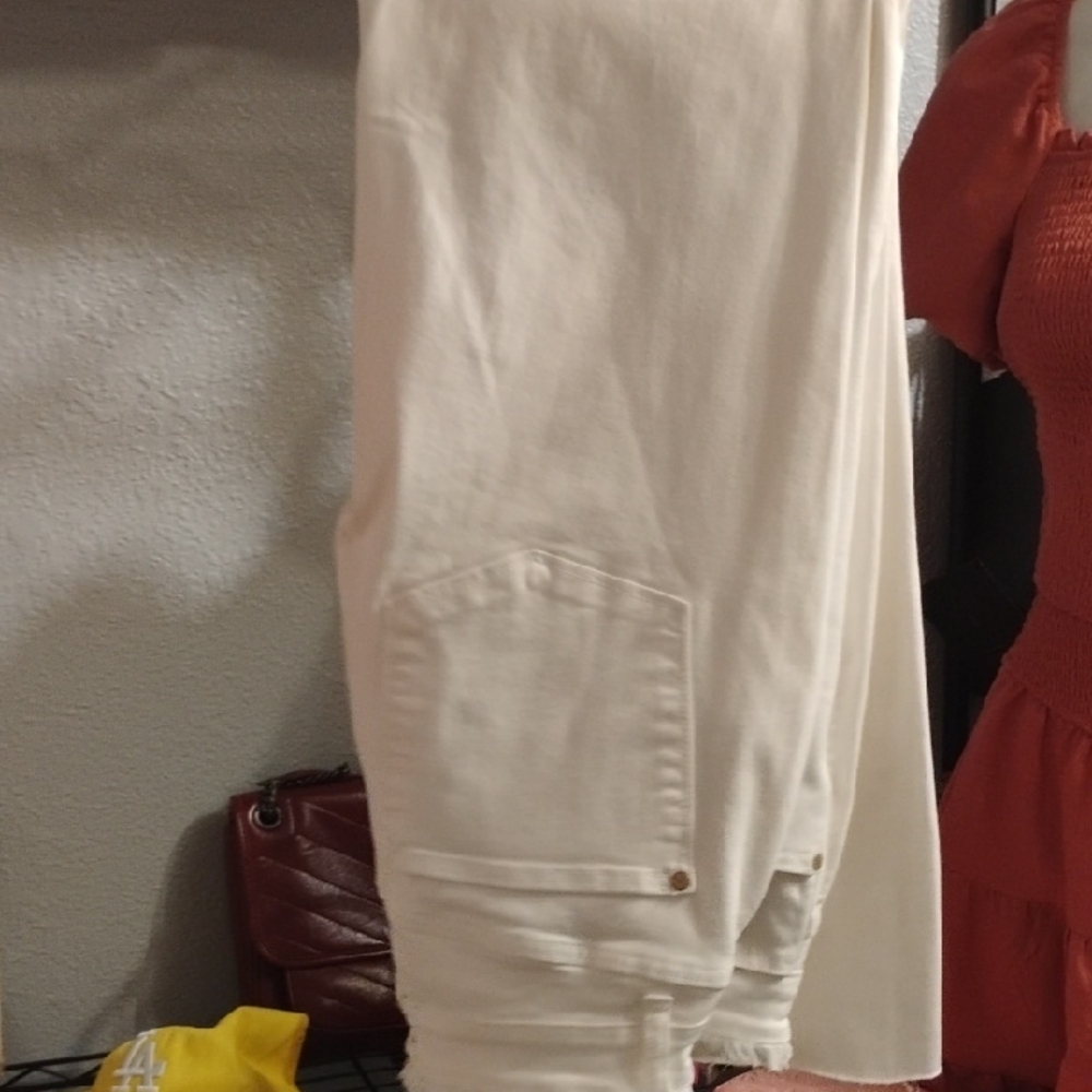 Cream Denim Jeans